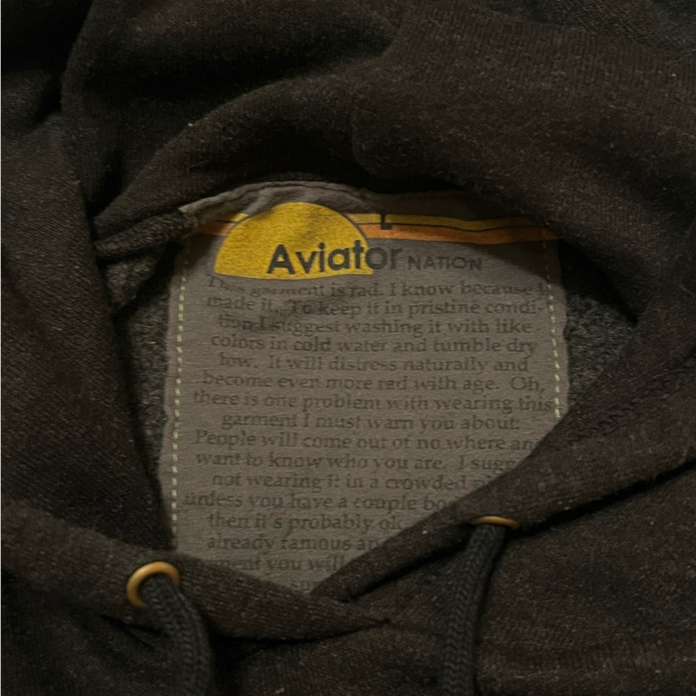Aviator Nation Cropped Hoodie - Picture 3 of 4